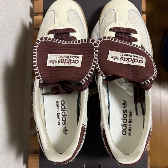 Adidas X Wales Bonner Samba Pony Tonal Cream White - Picture 2 of 5